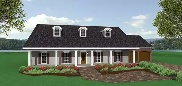 image of traditional house plan 5703